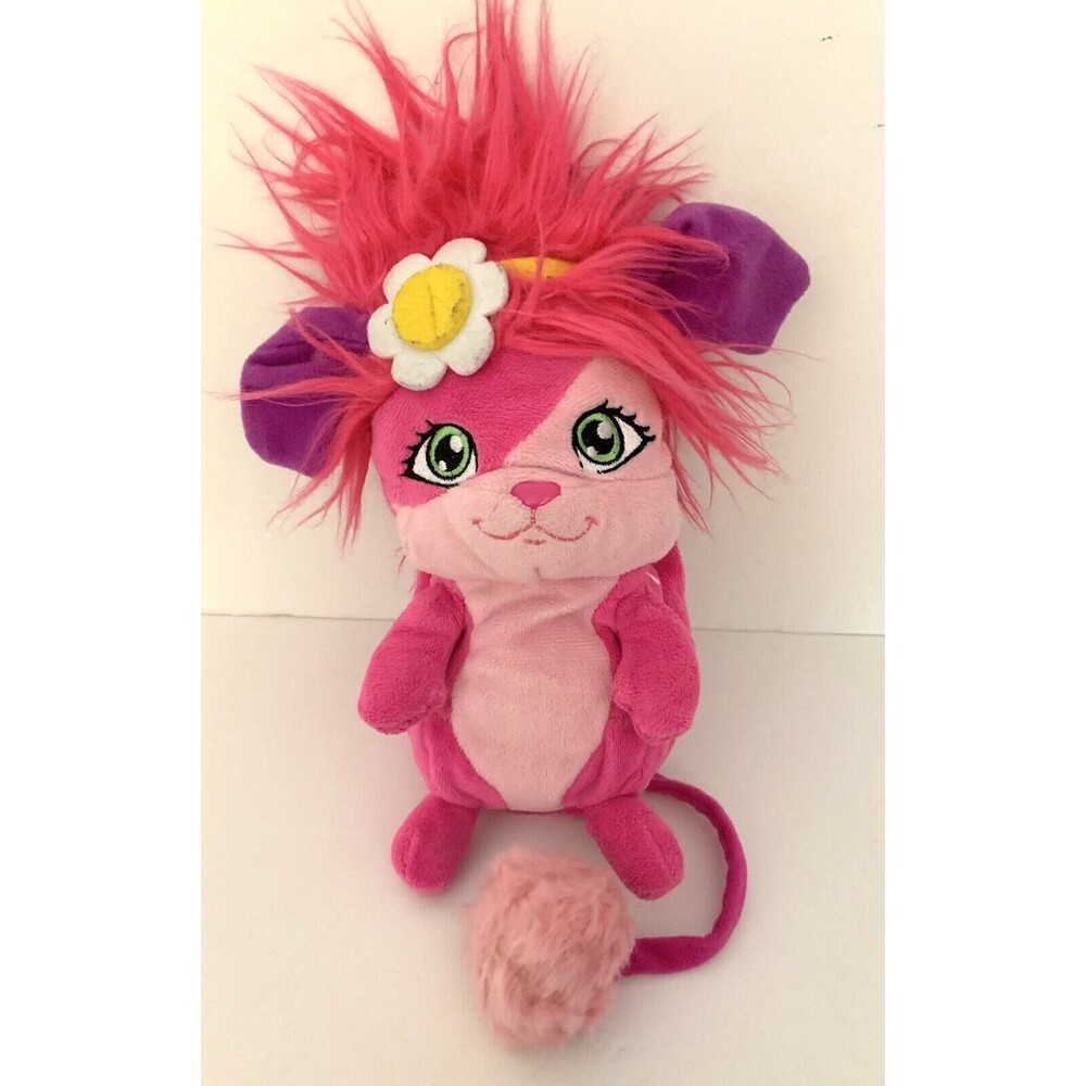 Spin Master Popples Bubbles Pink Purple Flower Band Stuffed Animal Plush Toy